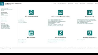 Learn about the Michigan Voter Information Center