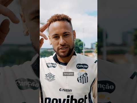 NEYMAR JR CHAMA A NAÇÃO SANTISTA! ⚪️⚫️