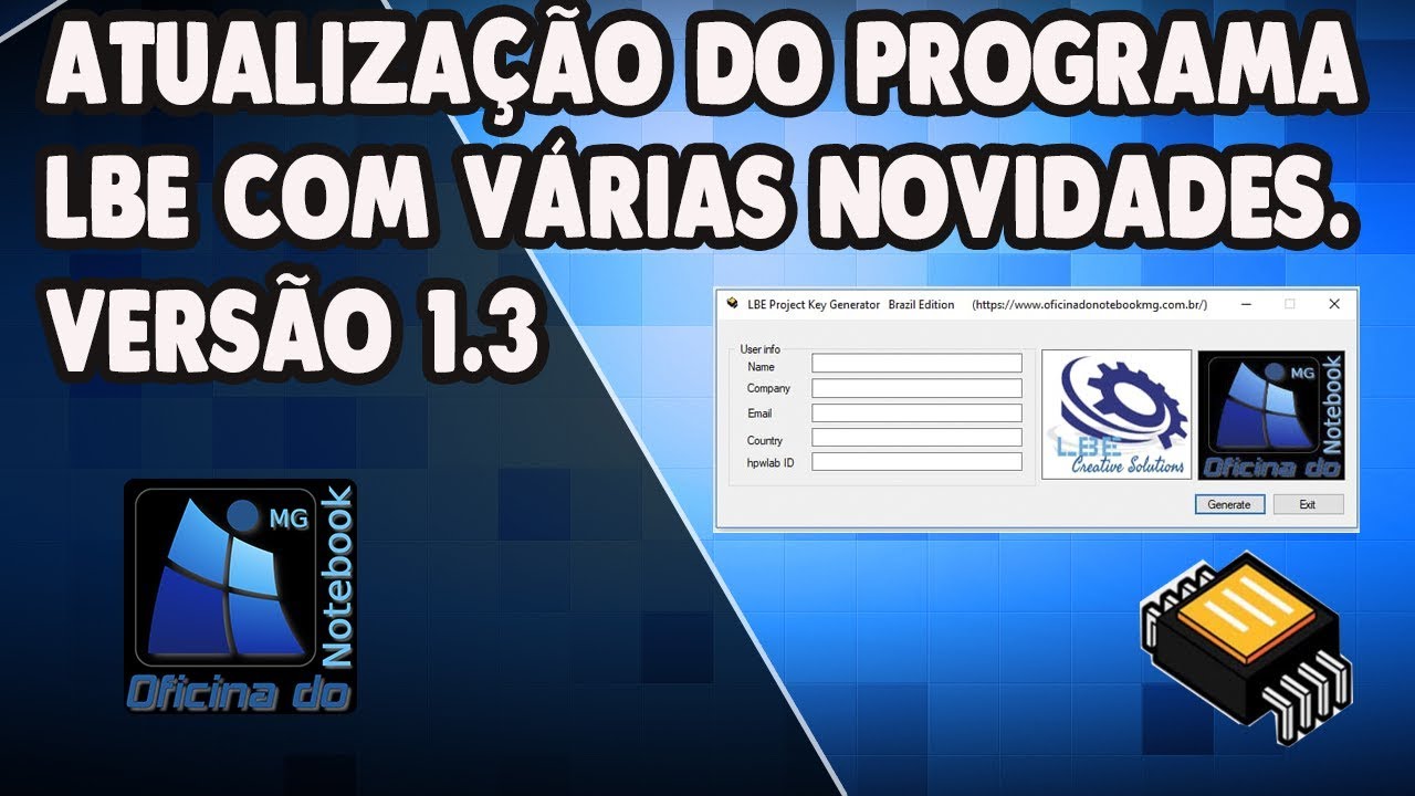 Nova versão do programa LBE extrator de bios. Atualização 1.3 - YouTube