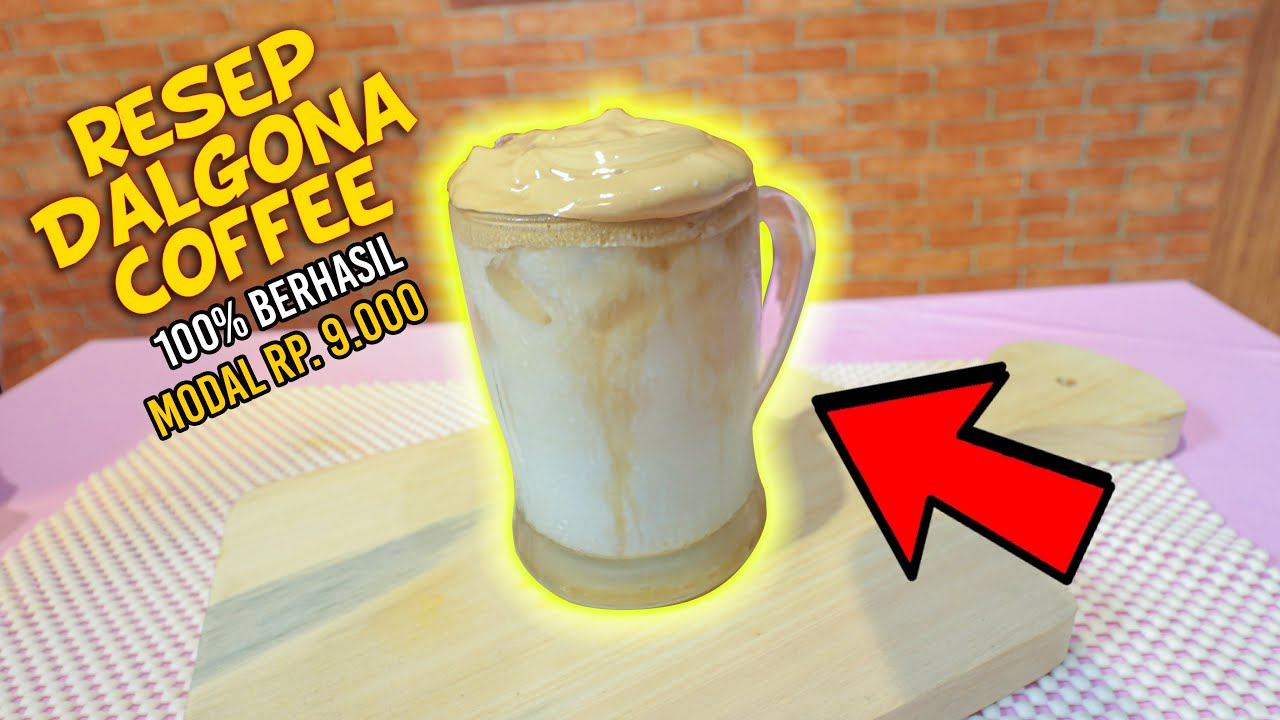 RESEP DALGONA COFFEE VIRAL MUDAH dirumahaja YouTube