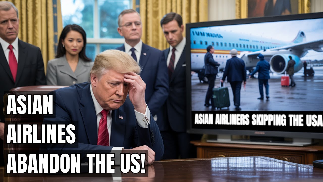 Aviation Shockwave: Asian Airlines Bypass the U.S. as Airports Spiral Into Chaos! Trump's Tariffs