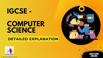 IGCSE Board - Grade 9 and 10 - Computer Science (Subject code - 0478)