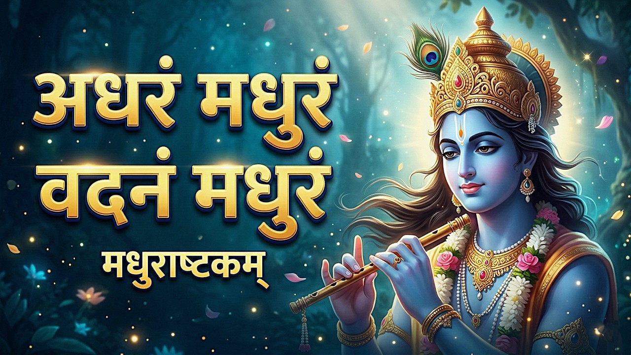 Adharam Madhuram Vadanam Madhuram | Madhurashtakam | Krishna Bhajan for Morning Bliss Shri Krishna