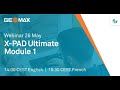 Geomax webinar  xpad ultimate module i