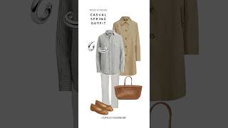 A feminine yet minimalistic and casual office outfit, inspired by Carolyn Bessette Kennedy.