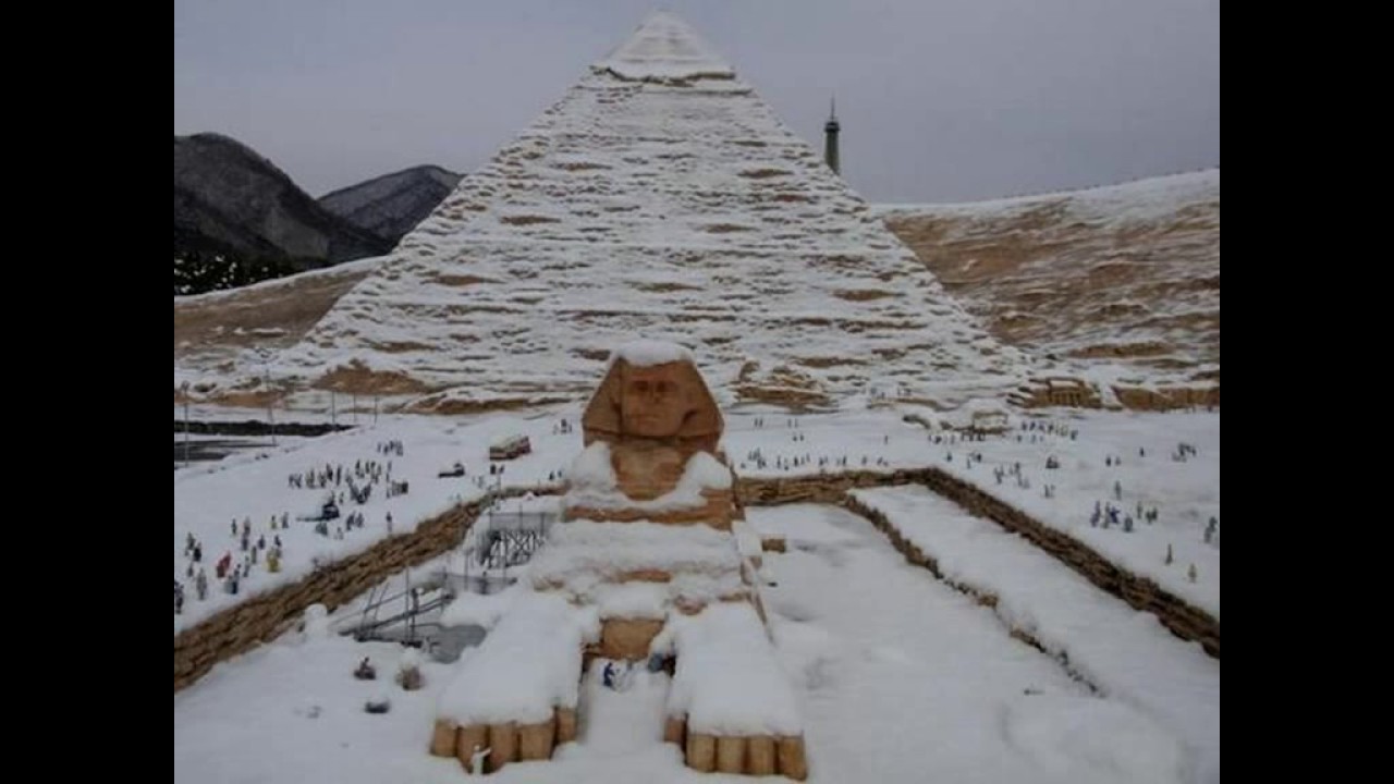 Snow in Egypt 2016 YouTube