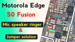 Motorola Edge 50 Fusion Mic Speaker Ringer Diagram | Audio Problem Solution