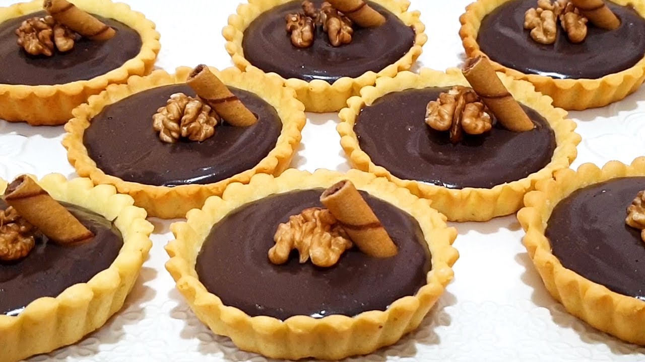 ميني طارط أو طارطوليت بالشكلاط اقتصادية بمكونات بسيطة و شكل راقي