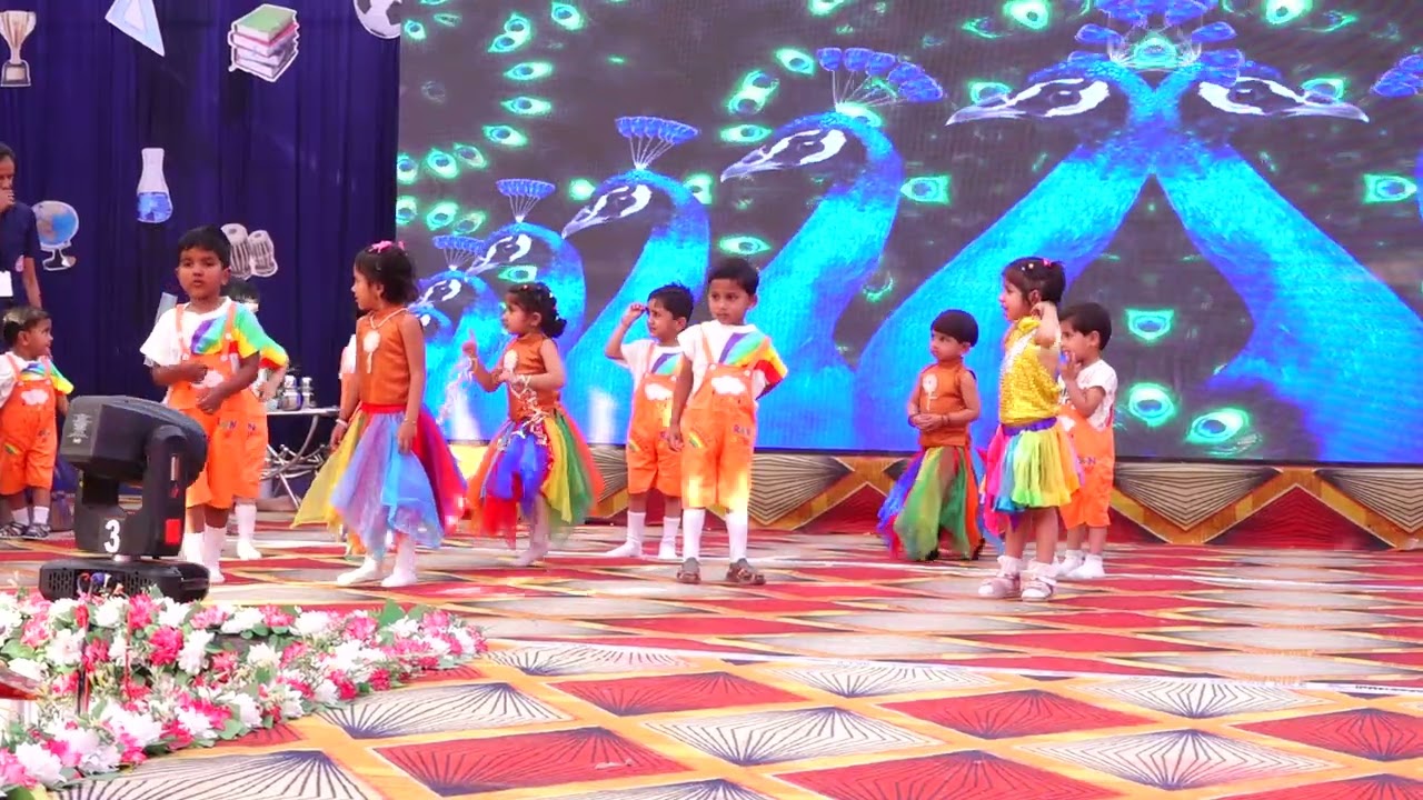 Dance performed by Playgroup Students | Hamari Dharohar Annual function at Chaitanya Gurukul 