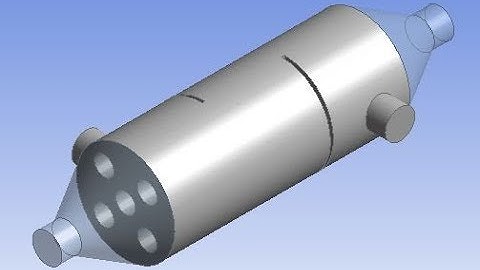 CFD simulation of shell and tube heat exchanger having multiple tubes and baffles using CFX (Part-1)