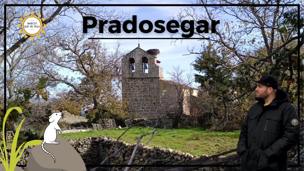 🟢 PRADOSEGAR  (Ávila), Un pueblo con tres barrios, con un rio espectacular y una bonita cascada