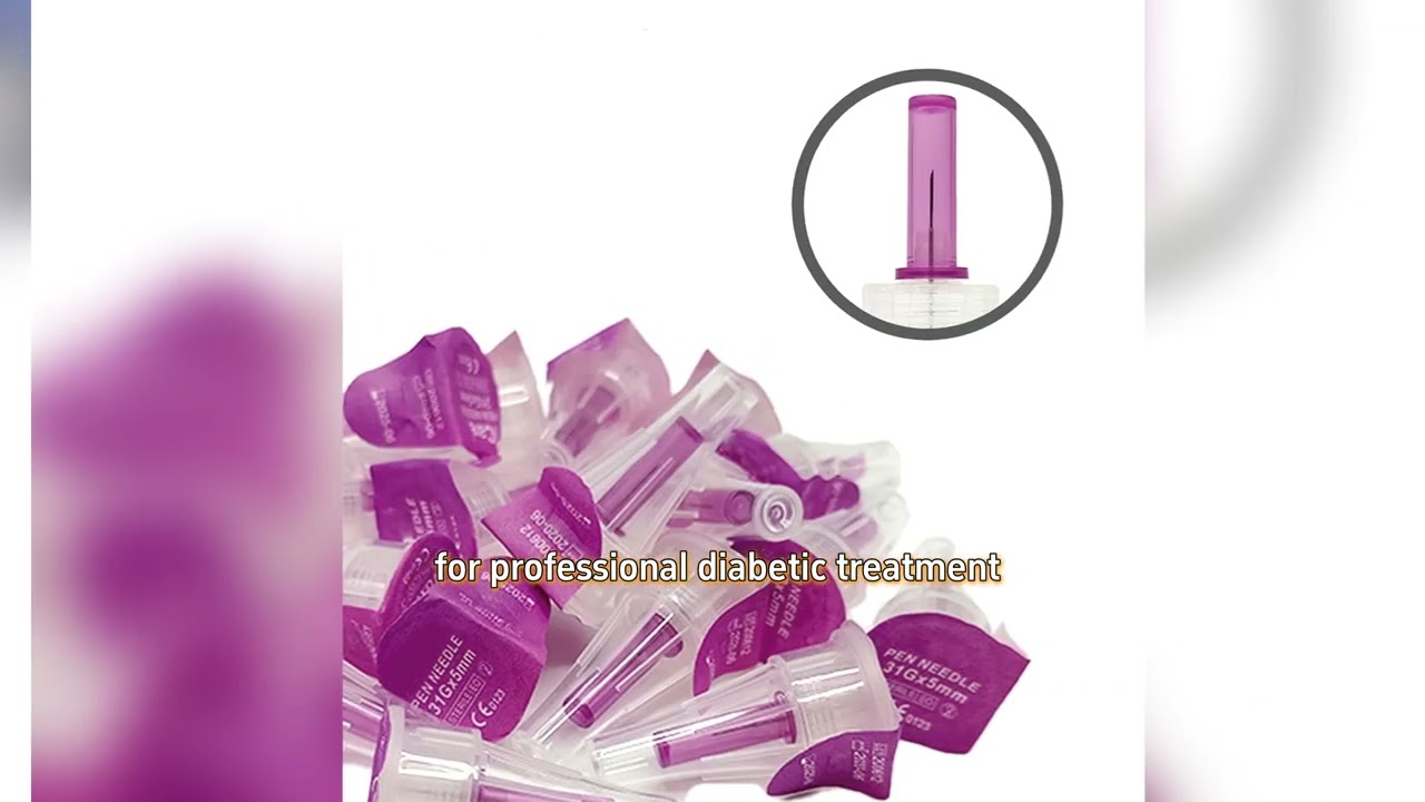 Medical Grade Sterile Insulin Pen Needles 32G 6mm 100pcs Per Box Individually Packed for Professiona