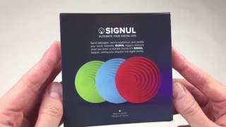 SIGNUL beacon unboxing IoT ibeacon bluetooth Canada