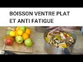 Fatigue et ventre ballonné? Boisson amincissante et énergisante