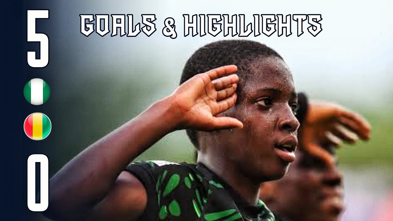 Nigeria Flamingos 5 vs 0 Guinea U17 - Goals & Highlights - 2026 FIFA U17 Women’s World Cup Qualifier