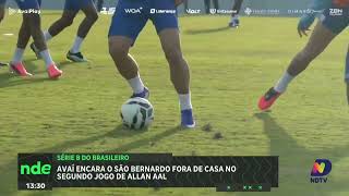 Avaí encara o São Bernardo fora de casa em duelo importante na Série B