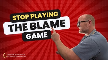 Stop Playing the BLAME Game - Take charge of your life