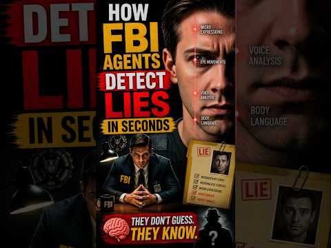 How FBI Agents Detect Lies in Seconds (Dark Psychology) 🕵️‍♂️🧠 #shorts #psychology #facts #mimdset