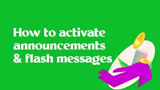 How To Activate Announcements & Flash Messages On Your Flutterwave Store screenshot 2