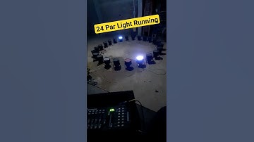24 Par Light Running In Dmx 512 #dj_light_tricks #djlight #dmx512 #led #ledlights #dmx512controller