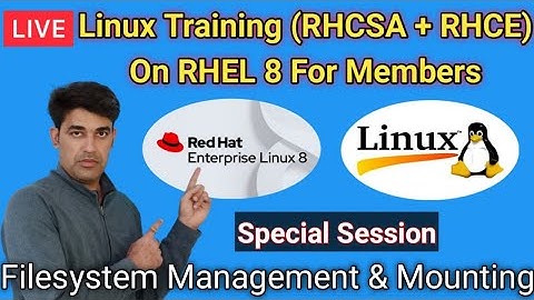 Special Session | Filesystems & Mounting in Linux | Manage Filesystems in RHEL | Nehra Classes