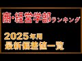 【商・経営学部偏差値35~67.5】2025年度用 私立大「商学部・経営学部」偏差値ランキング（35.0~67.5）【2024年 5月版】【早慶・MARCH・関関同立・日東駒専】