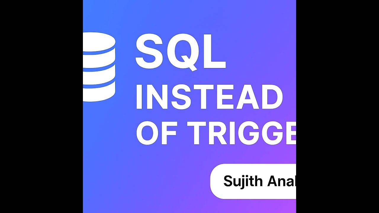 SQL Tutorials | Triggers - part 2 - YouTube
