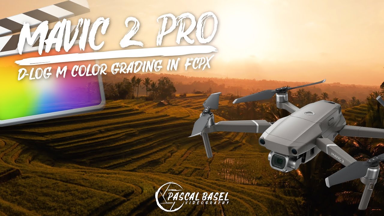 DJI Mavic 2 Pro DLog M Color Grading in FCPX Drone Video Editing