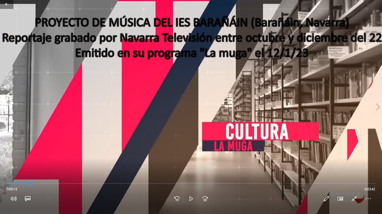 Reportaje sobre el Proyecto de Música del IES Barañáin (Barañáin ...