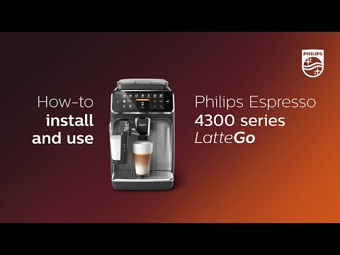 Philips 4300 LatteGo - how to install and use