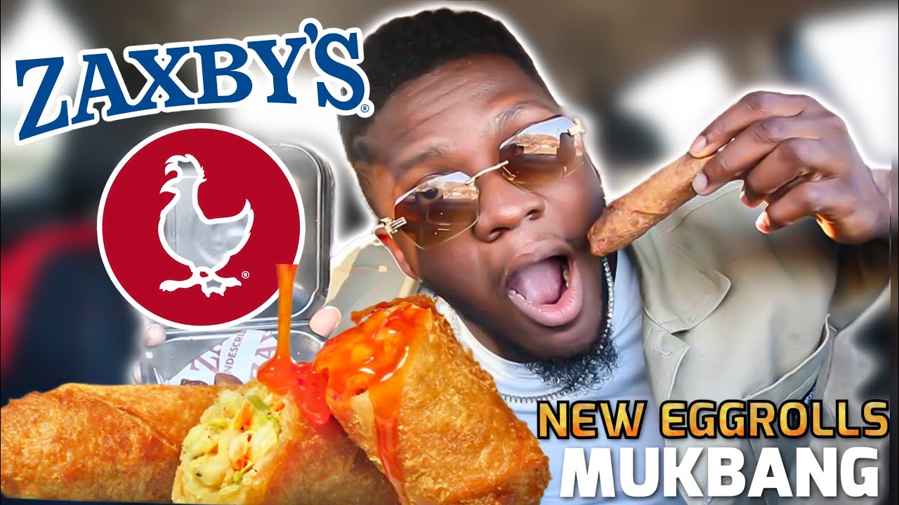 Taste Test Zaxby's **New** Eggrolls Food Review.(Mukbang) YouTube