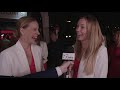 Alison Riske and Danielle Collins on the red carpet