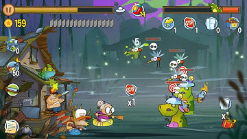 Swamp Attack - Episode 7. Level 10 Gameplay Android walkthrough