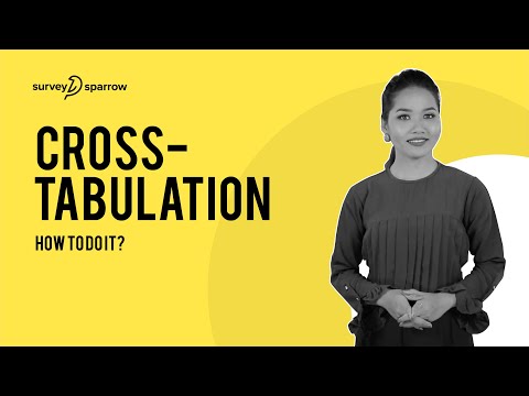 Video: Ano ang Crosstab tableau?