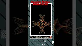 Famous 🐢😘🥰Python Turtle Graphics Multi Colour designs|#python#coding #shorts #short Profile