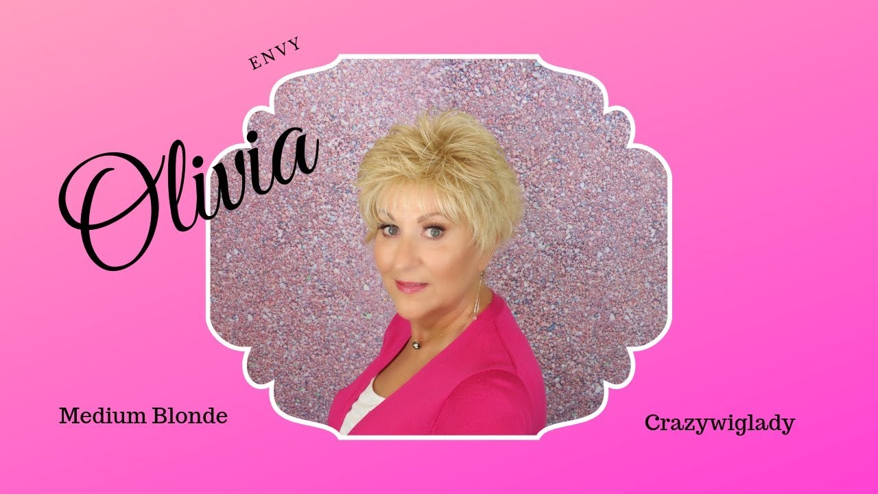 Envy OLIVIA wig review Medium Blonde Crazy Wig Lady YouTube