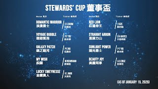 2026 時尚賽馬日Gentlemen's Raceday】董事盃參賽馬匹/ Stewards' Cup