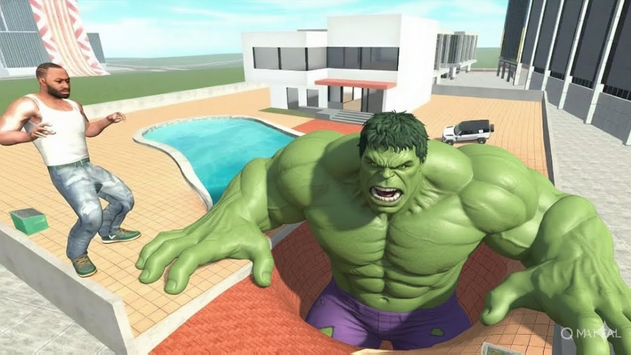 Franklin Found Giant Hole in House in Indian Bike Driving 3D