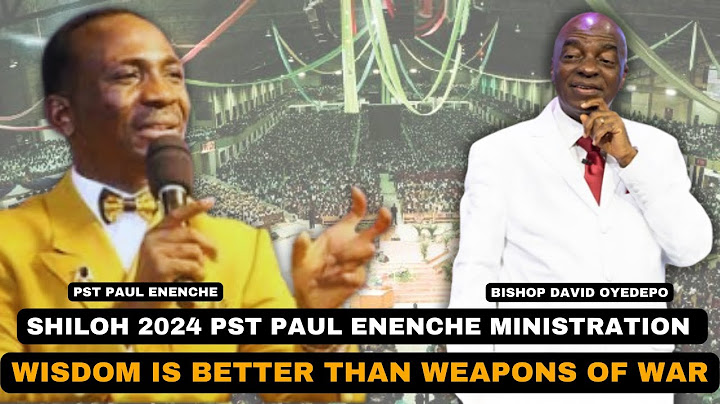 SHILOH 2024 HOUR OF VISITATION | DAY 3 | PST PAUL ENENCHE | WISDOM IS BETTER THAN WEAPONS OF WAR