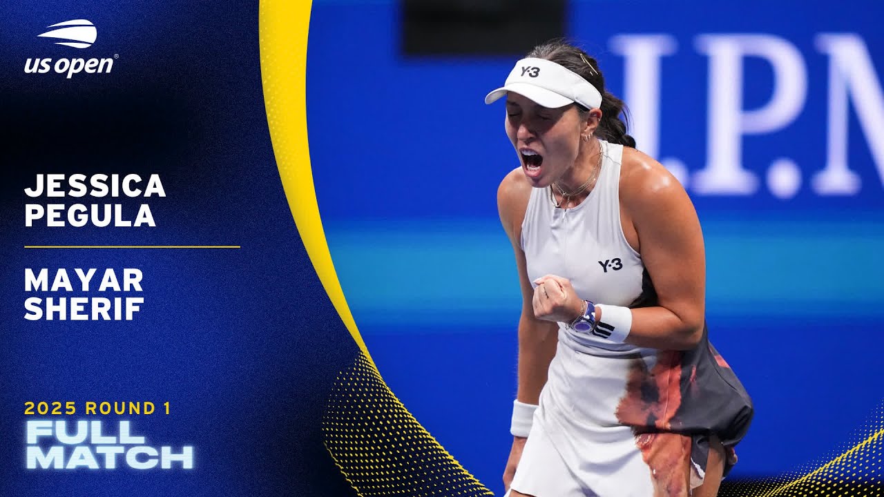 Jessica Pegula vs. Mayar Sherif Full Match | 2025 US Open Round 1