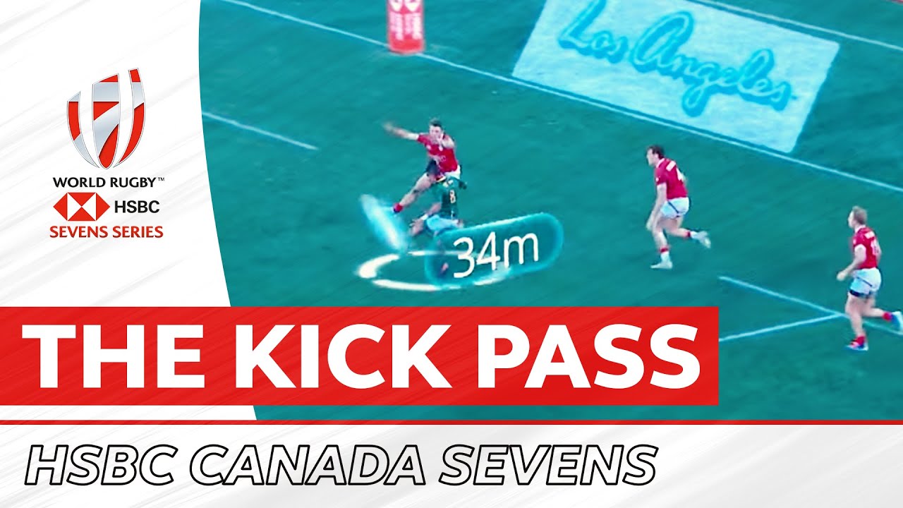 KICK PASS How the kick pass is used in Rugby Sevens Canada Sevens