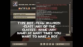 TF2 Tutorial: How start your server with idle bots