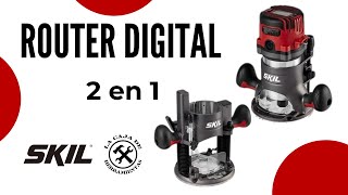 Router digital 2 en 1 Skil