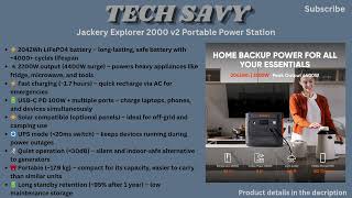 Jackery Explorer 2000 v2 Review 2026 | 2042Wh Portable Power Station Worth It?