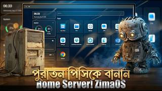 How to Install ZimaOS on Old PC - পুরাতন পিসিকে বানান Home Server! ZimaOS Install Private NAS Any PC