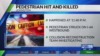 Pedestrian dead after being hit by vehicle in Lexington