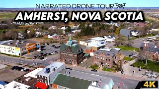 🌟 Stunning 4K Drone Adventure Over Amherst, Nova Scotia 🌲🏘️ | Breathtaking Views!