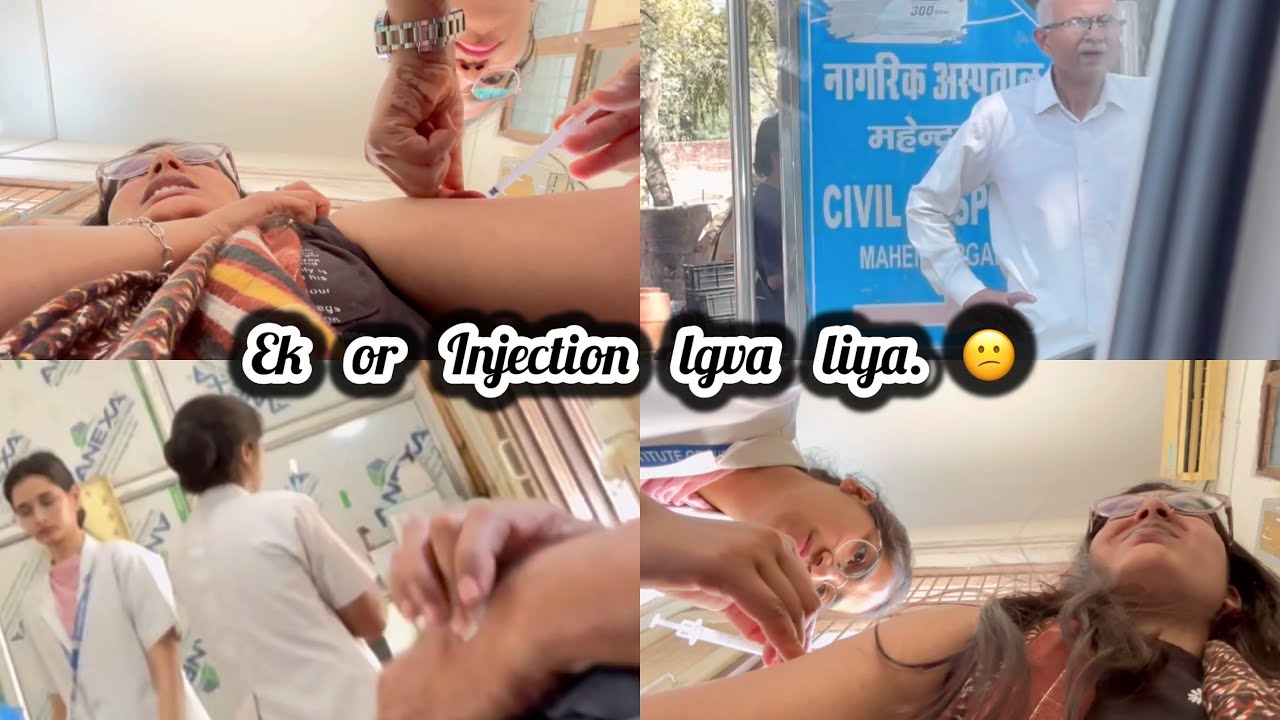 Day 23 : In injections ne to muje bhut dukhi kr diya h 😩 | Dog Bite 4th Dose💉& Abi to ek or baki h 😢