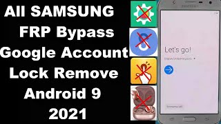 All Samsung FRP Bypass 2021 Android 9/10 Samsung All Google Lock Bypass|NO Smart Switch/Play Service