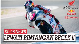 HISTORY MADE! Veda Ega Achieves Fastest Lap in Brazil 2026, HRC Boss Hugs the Wonderkid